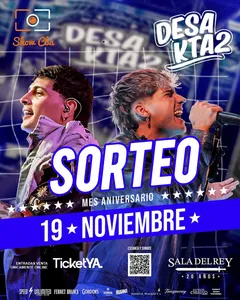 Imagen de 💣 #SORTEO DESAKTA2 🤟🏻❤️⃤
📣 PARTICIPA POR 
