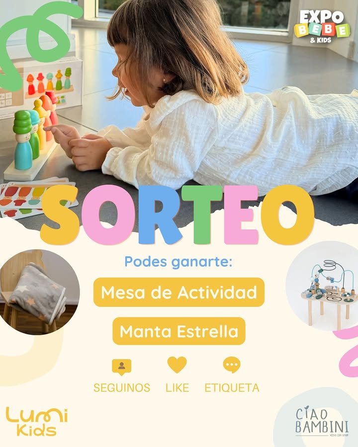 Imagen de ✨ SORTEO ✨

Nos unimos para celebrar una infancia llena 