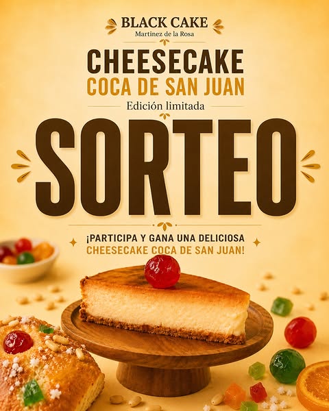 Imagen de 🎉 SORTEO BLACK CAKE 🎉
¡Celebramos nuestra edición li