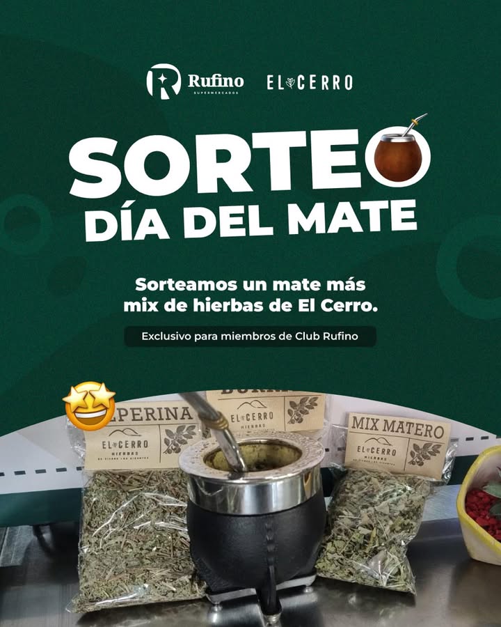 Imagen de 🧉 ¡SORTEO - DÍA DEL MATE! 🇦🇷

El mate nos une, no