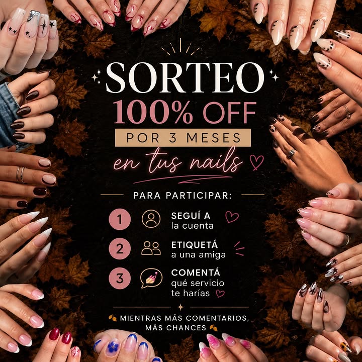 Imagen de 🎀 SORTEO 🎀
3 meses de nails por nuestra cuenta 🤎

P