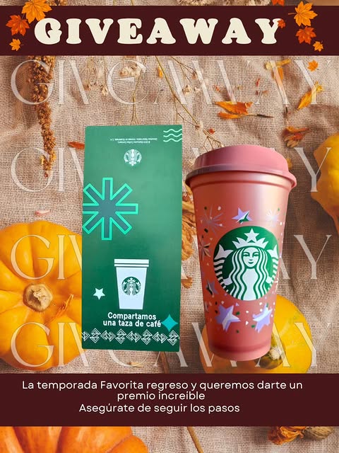 Imagen de 🍁Giveaway 🍁✨️☕️

Queremos premiarlos con esté