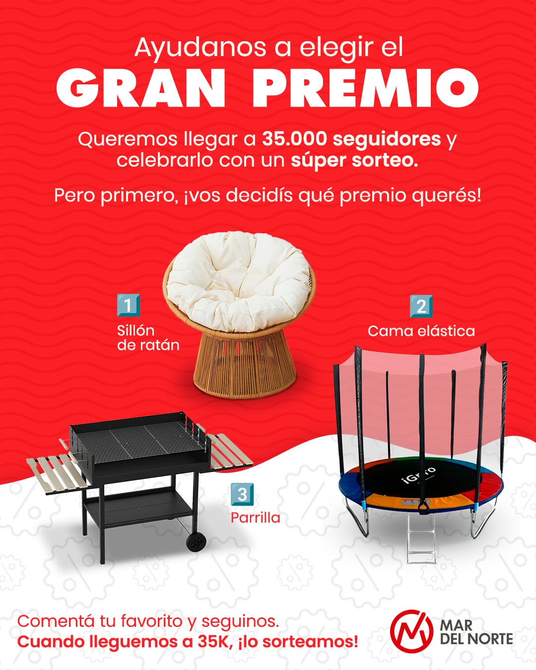 Imagen de Queremos llegar a 35.000 seguidores y festejarlo con un súp