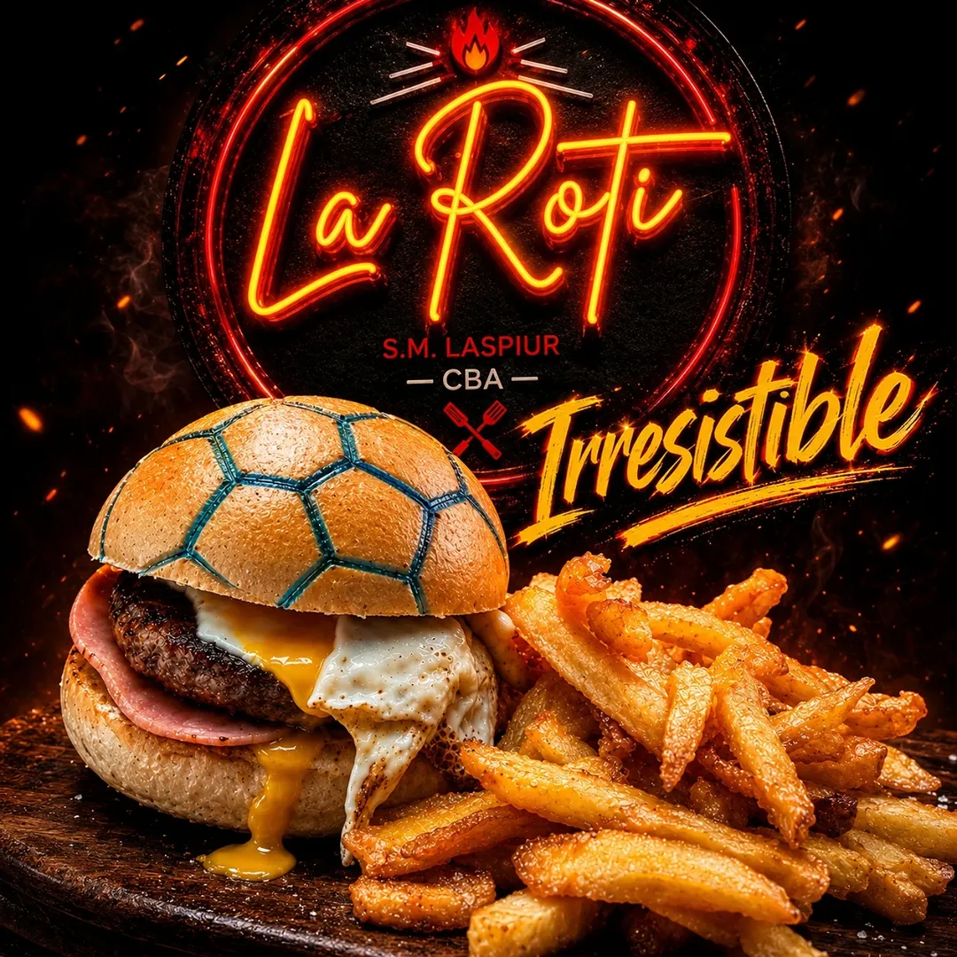 Imagen de 🎉🍔 ¡SORTEO IMPERDIBLE EN LA ROTI! 🍕🥟
¿Querés 