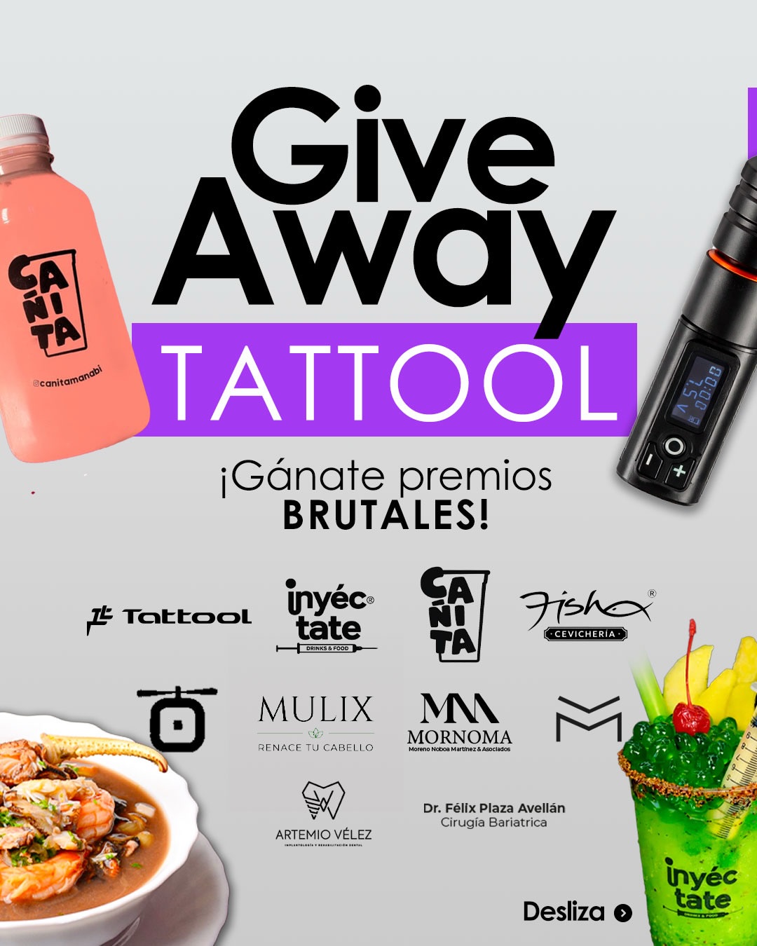 Imagen de 🚨 EL GIVEAWAY MÁS GRANDE QUE HA HECHO TATTOOL 🚨

Cele
