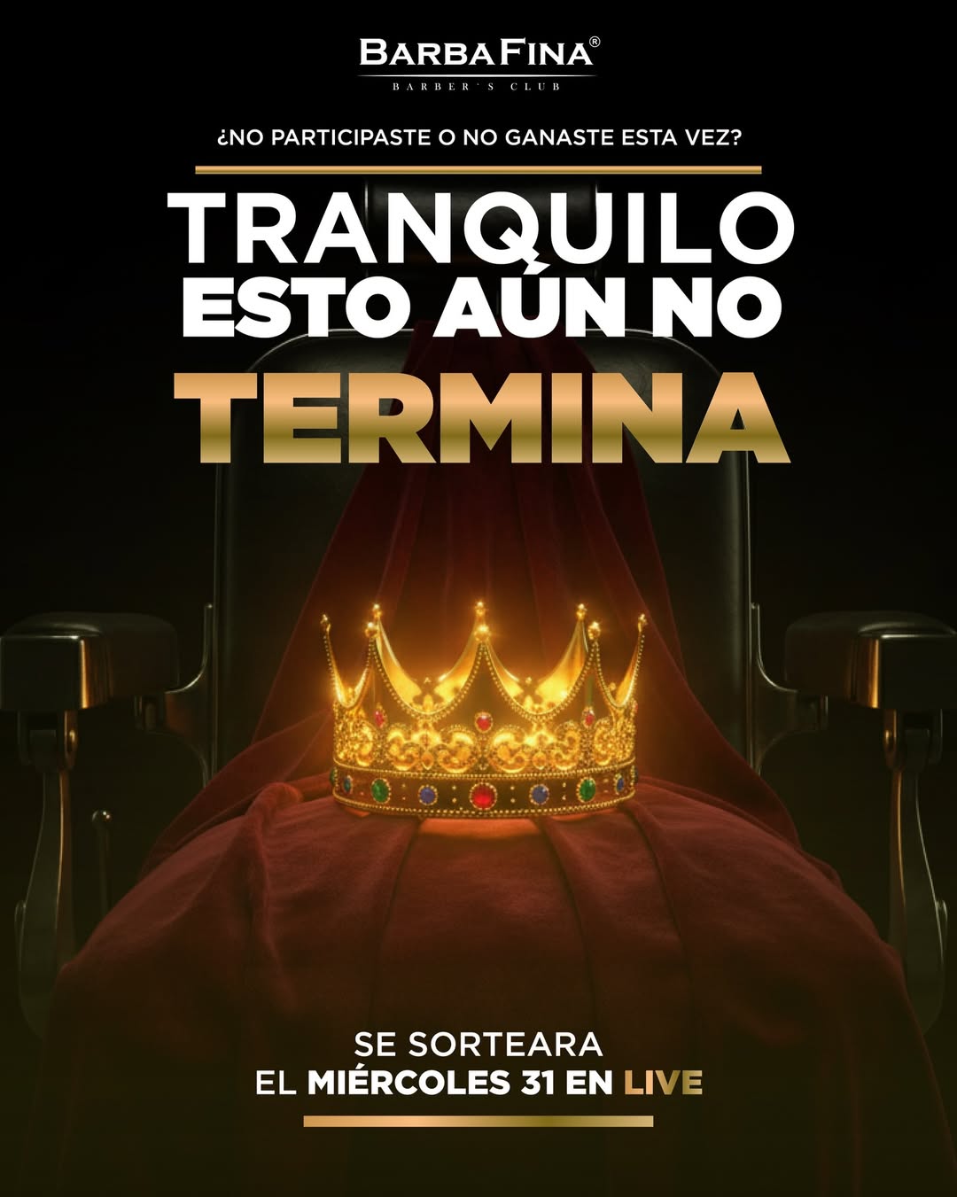 Imagen de 👑 EL SORTEO MÁS GRANDE DE BARBAFINA 👑
¿No participas