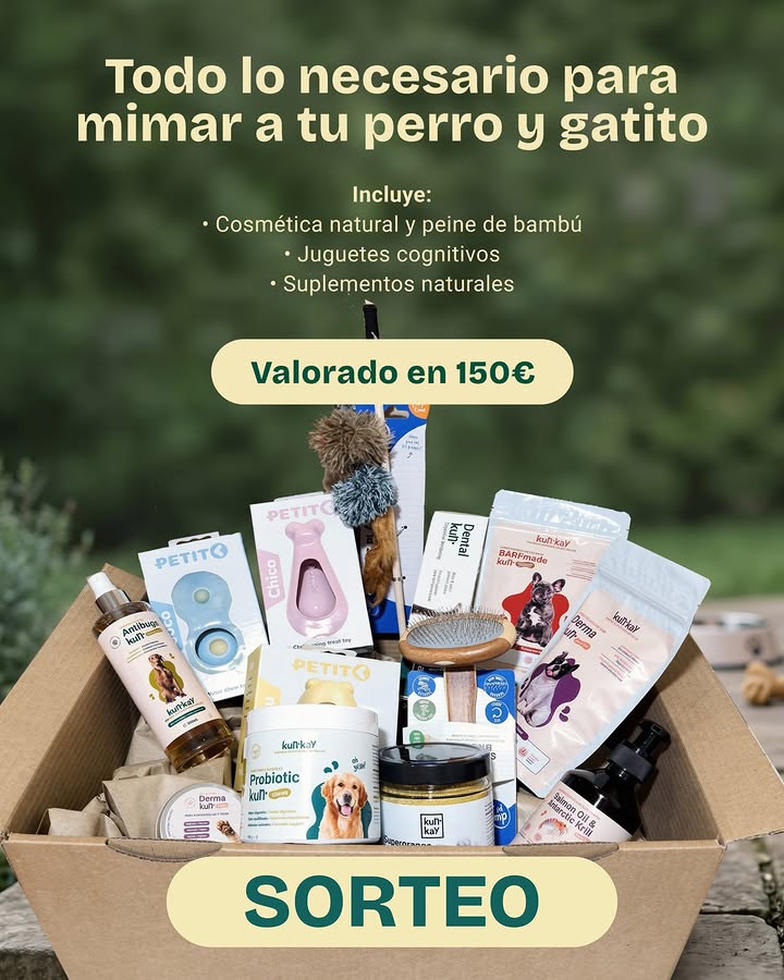 Imagen de 🐶🐱 📣SORTEAMOS PACK MIMOS PRIMAVERA KUNKAY 
Un pack 