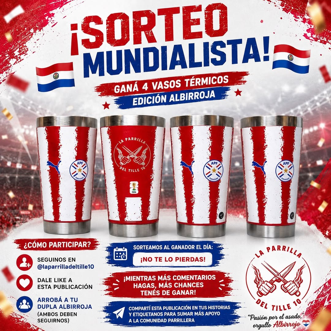 Imagen de 🇵🇾🔥 ¡SORTEO MUNDIALISTA! 🔥🇵🇾

¿Querés g
