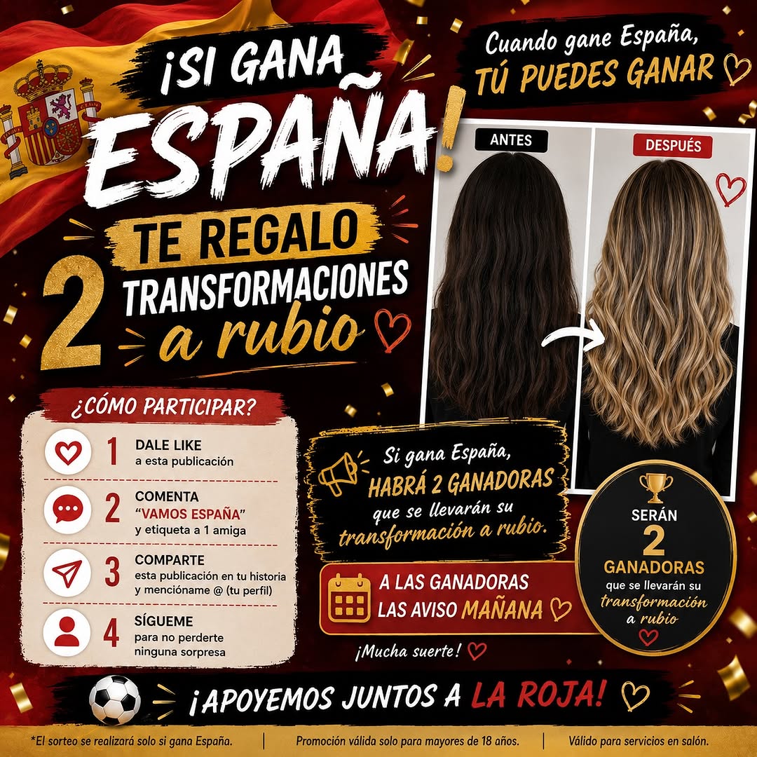 Imagen de ✨ ¡HOY TODOS CON ESPAÑA! 🇪🇸❤️

Si España gana