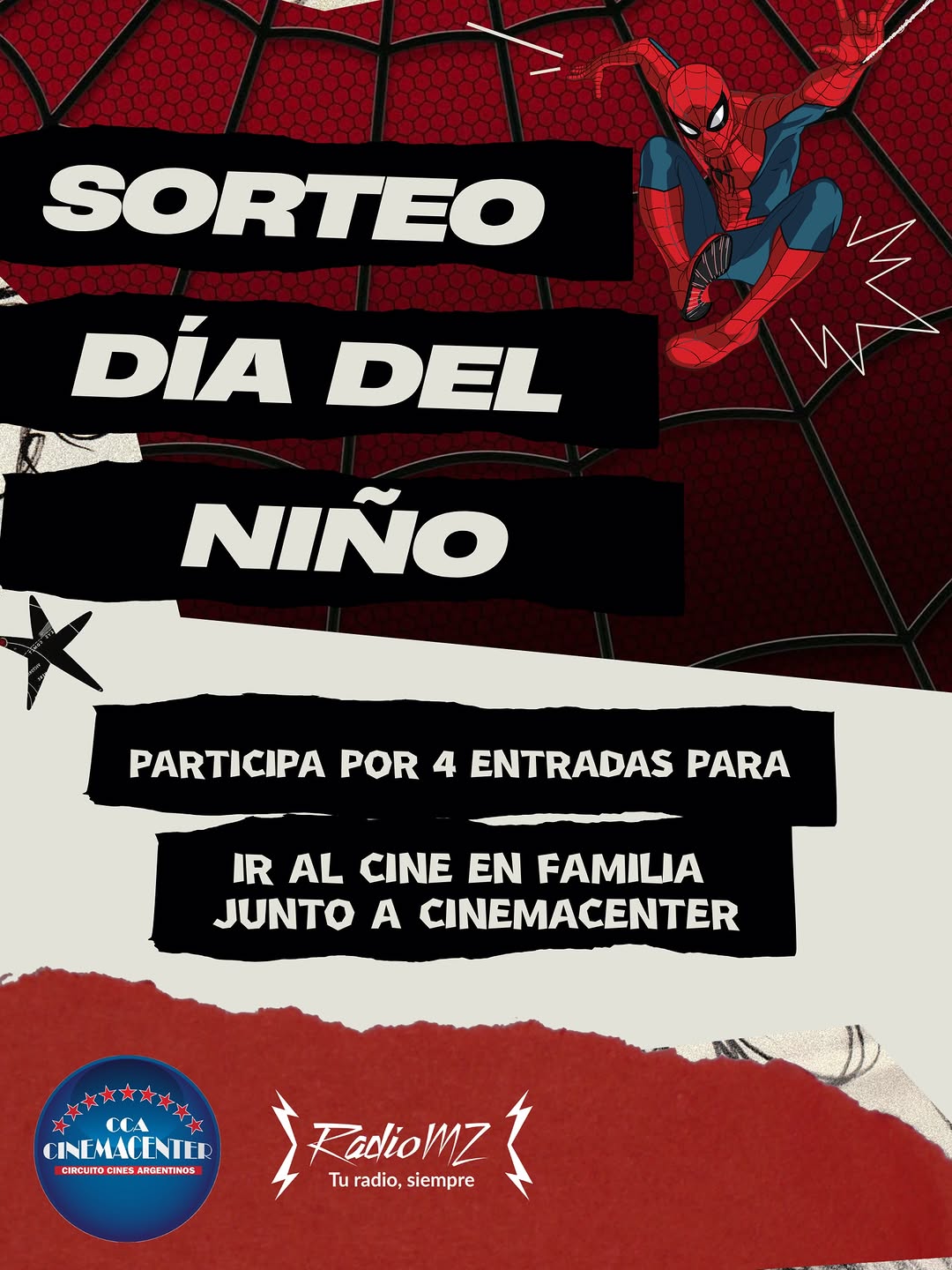 Imagen de 🕷️🎬 ¡SORTEO ESPECIAL POR EL DÍA DEL NIÑO!

¿Quer