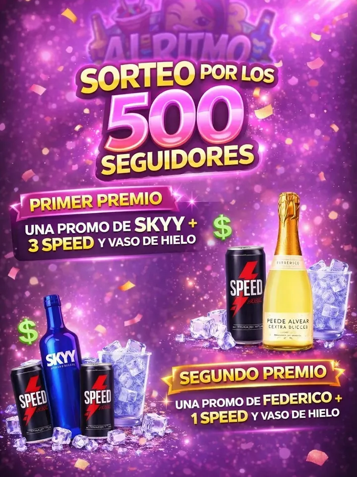 Imagen de SORTEO POR LOS 500 SEGUIDORES 
•
Como participar?
•
Prim