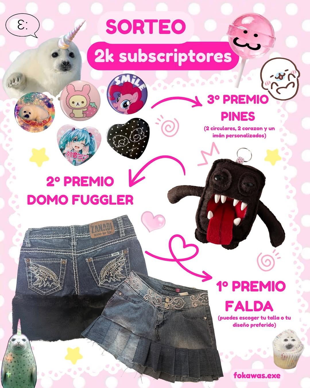 Imagen de ‼️SORTEO 2K DE FOKITAS 🦭‼️
Este sorteo se hace en