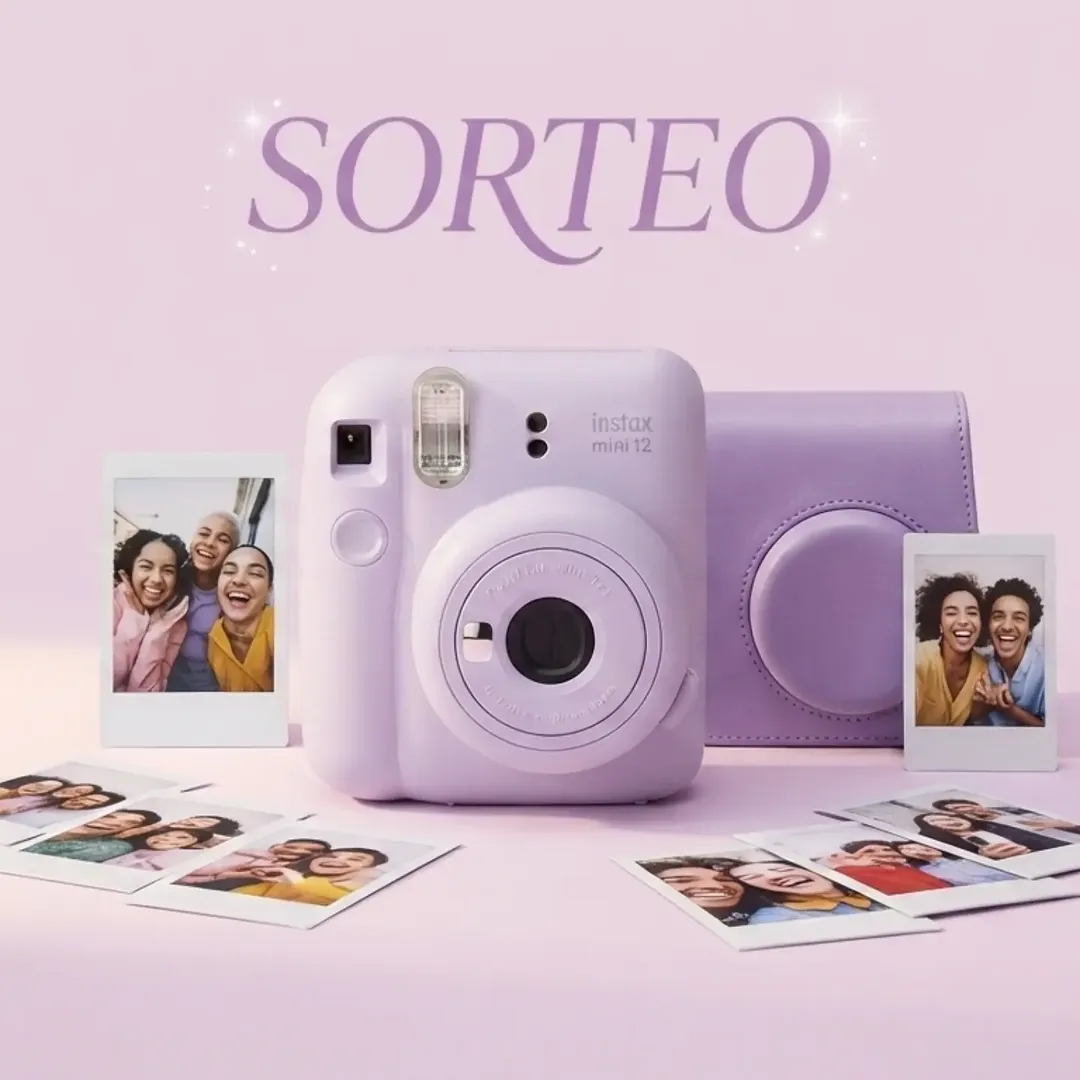 Imagen de 📸 ¡SORTEO FUJIFILM INSTAX MINI 12 - LILAC PURPLE! ✨

�