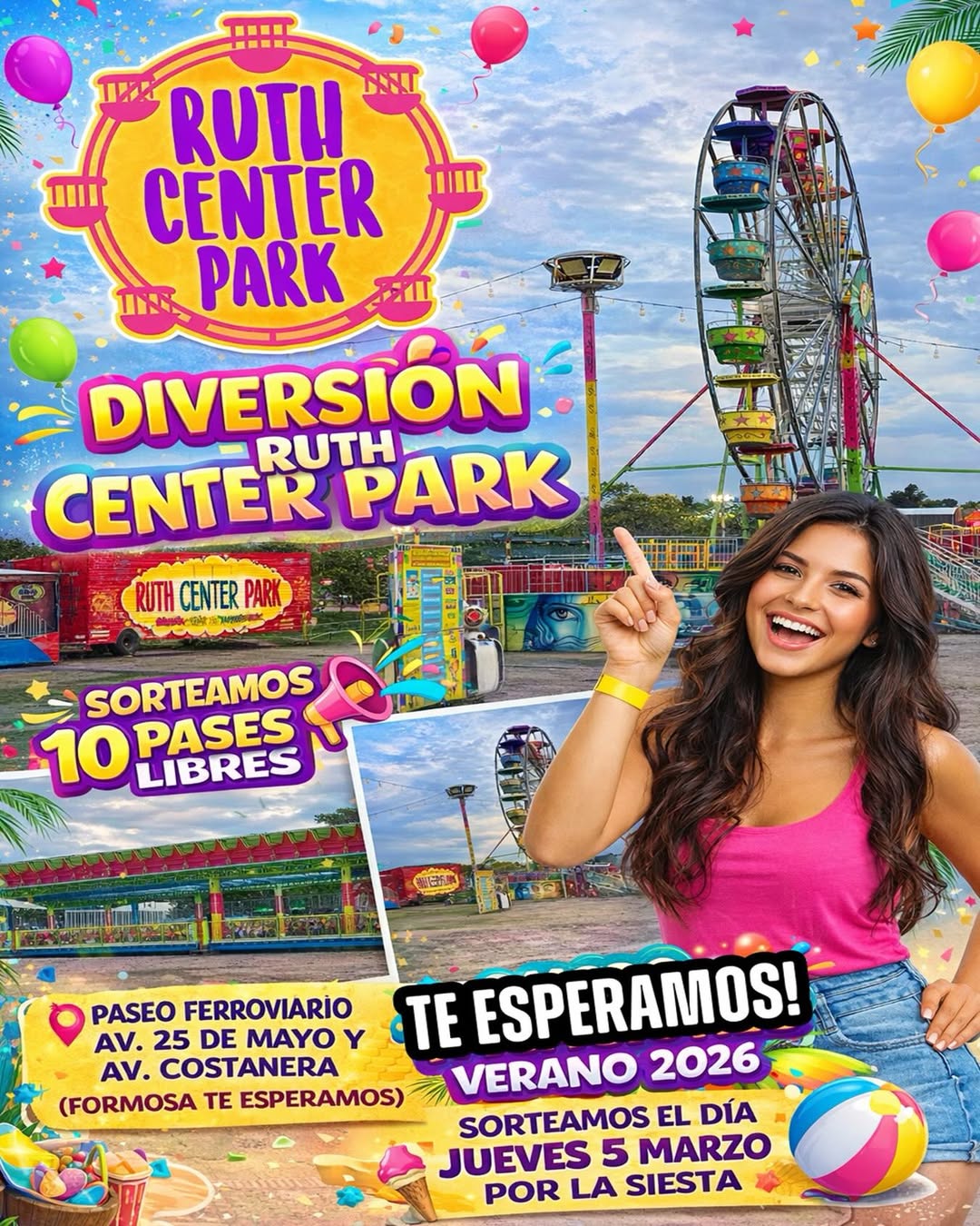 Imagen de 🎫 Sorteamos 10 PASES LIBRES!

📣Como Participar?
🔹Se