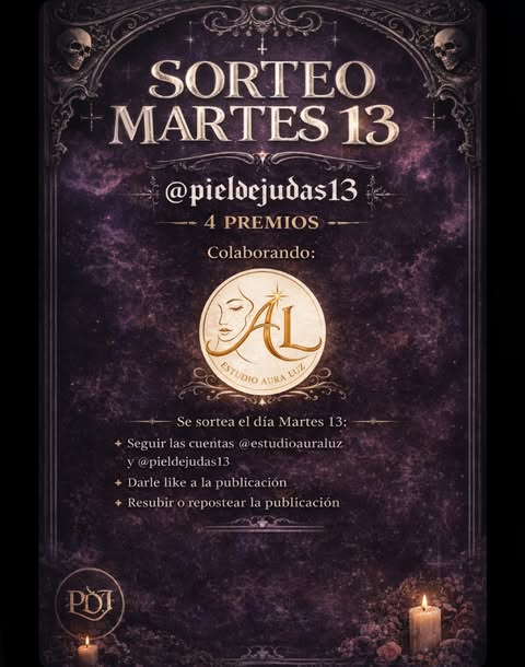 Imagen de ⚡🔥 SORTEO 13 – FLASH 🔥⚡
AURA LUZ × PIEL DE JUDA