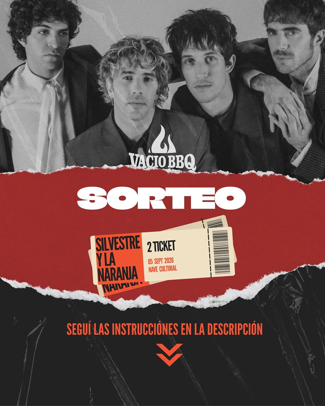 Imagen de 🎟️🔥 SORTEAMOS 2 ENTRADAS PARA VER A SILVESTRE Y LA N