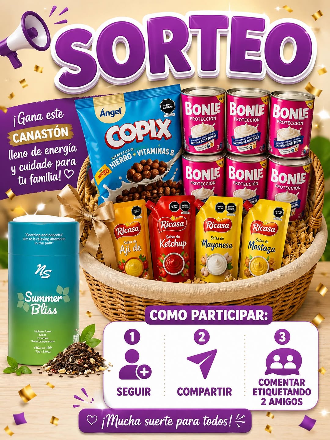 Imagen de 🎉 SORTEO 🎉

🎁 Gana esta increíble canastilla famil