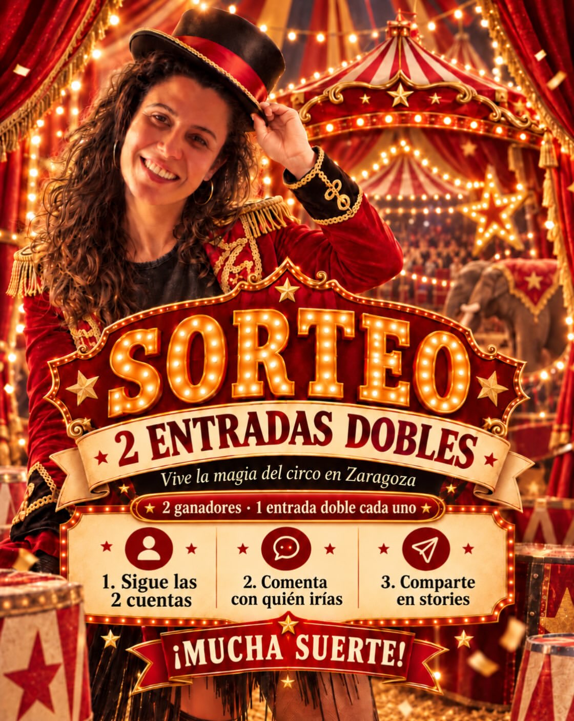 Imagen de 🎪✨ ¡SORTEO! ✨🎪

En colaboración con @zaragozacir