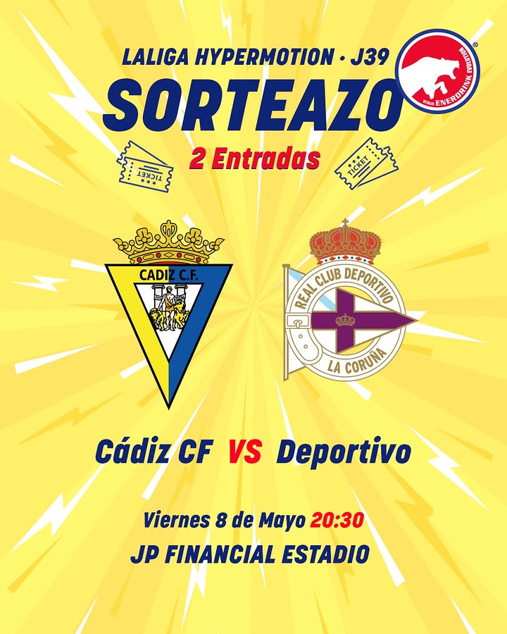 Imagen de 🏆⚡ ¡SORTEAZO!

Gana 2 entradas 🎫 Para el partido C�