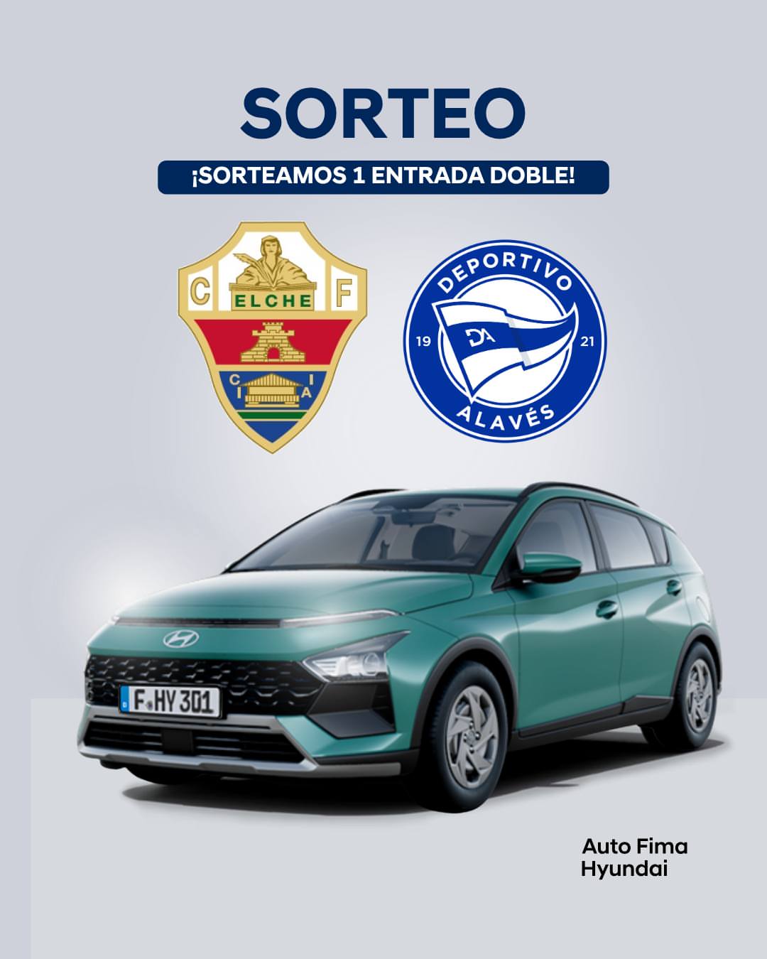 Imagen de ⚽ SORTEO ELCHE VS ALAVÉS ¡Participa y gana 1 ENTRADA DOB