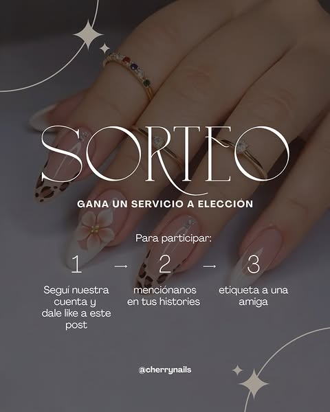 Imagen de 🍒✨ ¡SORTEO CHERRY NAILS! ✨🍒

¿Querés ganar un s