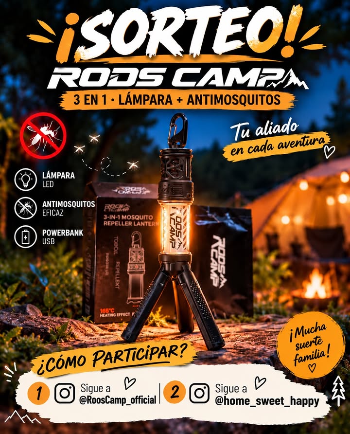 Imagen de 🎁 ¡SORTEO ROOSCAMP! 🏕️🦟

¡Tenemos un regalo par