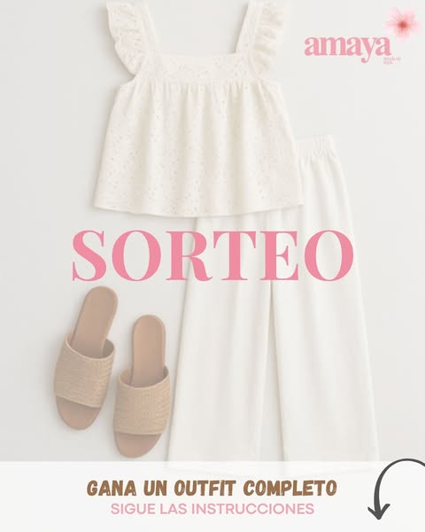 Imagen de 🌸 ¡SORTEO! 🌸

Te puedes ganar un outfit completo de n