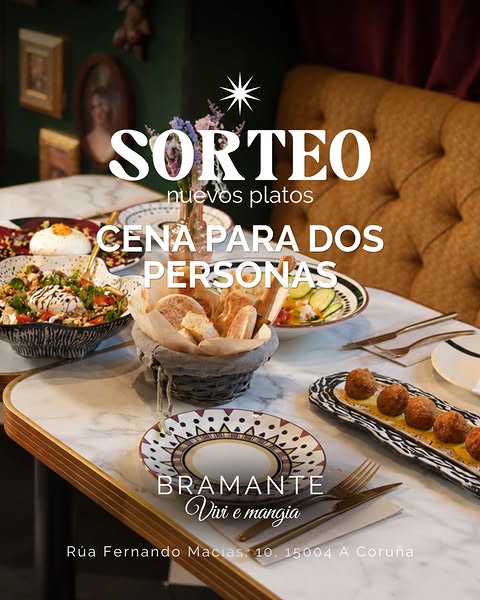 Imagen de SORTEO CENA PARA DOS | NUEVOS PLATOS! ♥️

¿Qué sorteam
