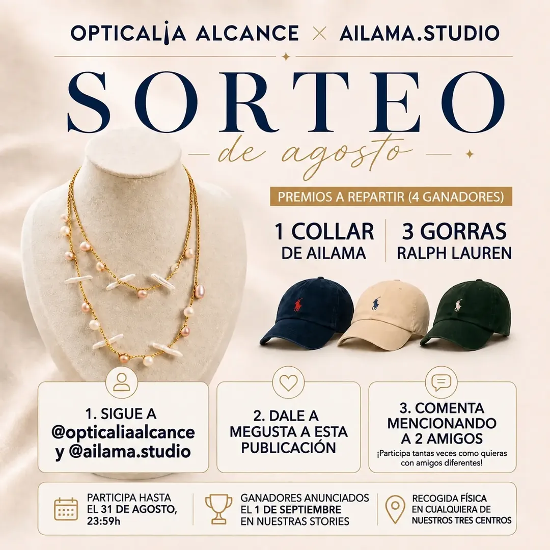 Imagen de ​✨ SORTEO DE AGOSTO junto a @ailama.studio x @opticaliaa