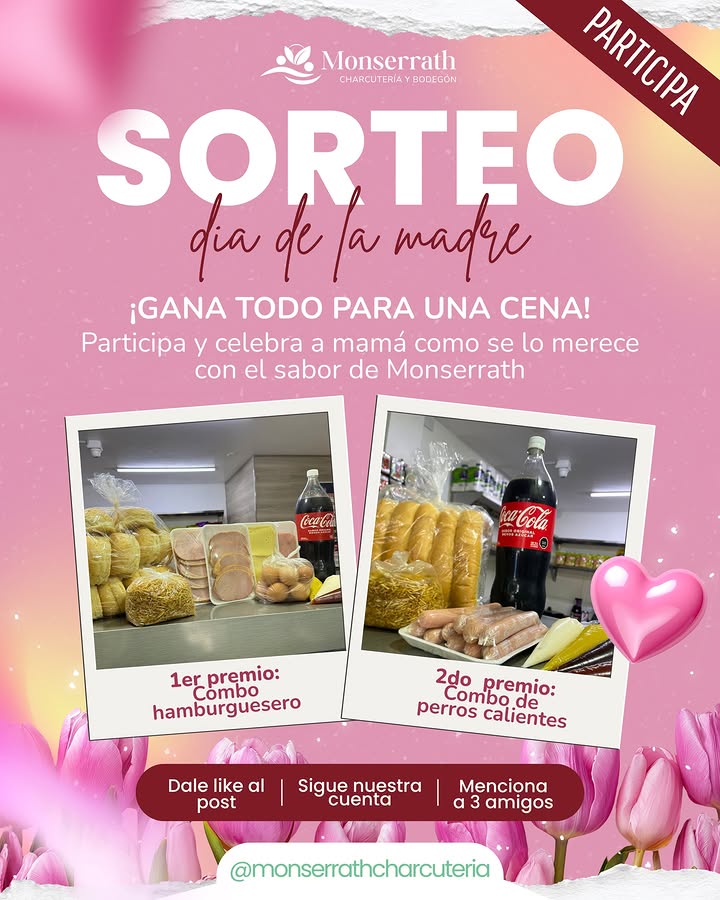 Imagen de 🎁 ¡SORTEO PARA MAMÁ EN MONSERRATH! 🎁
 Queremos que