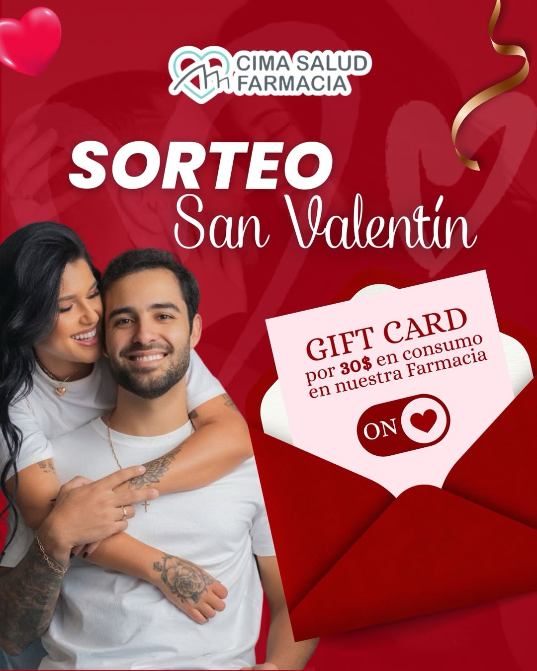 Imagen de Gana una Gift Card de 30$ para consumo en @cimasaludfarmacia