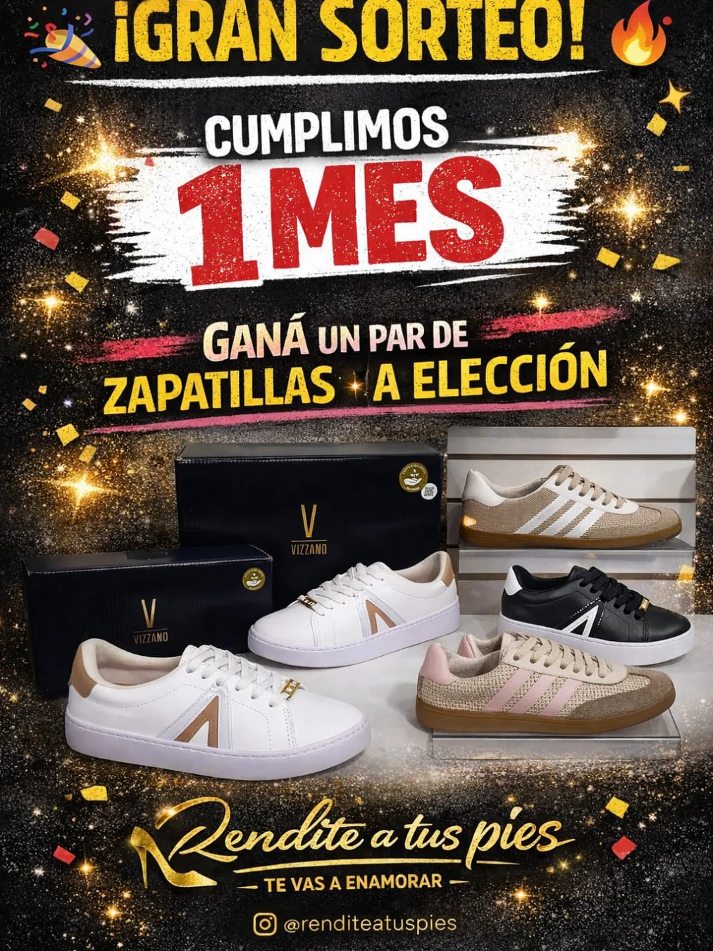 Imagen de 🎉 ¡CUMPLIMOS 1 MES! 🎉
Y lo queremos festejar con uste