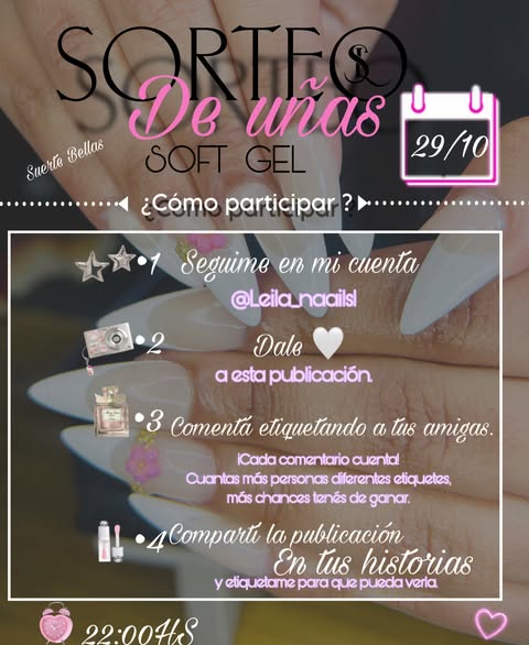 Imagen de 🎀✨ ¡SORTEO DE UÑAS SOFT GEL! ✨🎀

¡Quiero regala