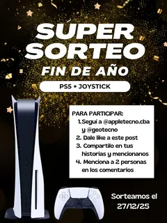 Imagen de 🎉 SÚPER SORTEO DE FIN DE AÑO 🎉
Estamos regalando una