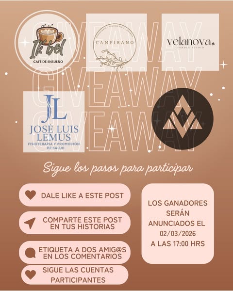 Imagen de ✨ G I V E A W A Y ✨
Porque nos encanta consentirlos 🫶
