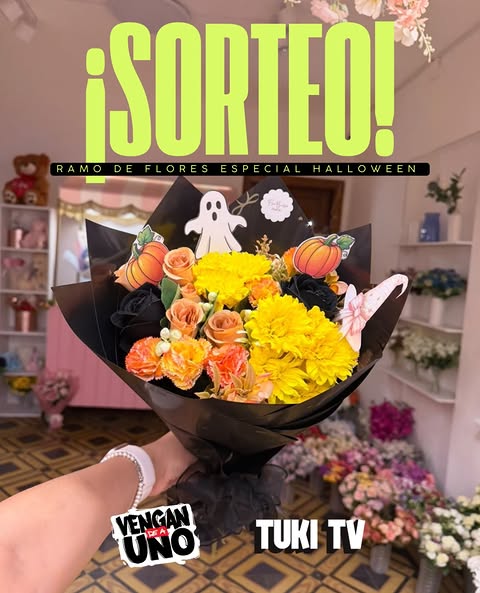 Imagen de 🎃👻 ¡SORTEO ESPECIAL HALLOWEEN! 🖤

¡En Tuki TV cel