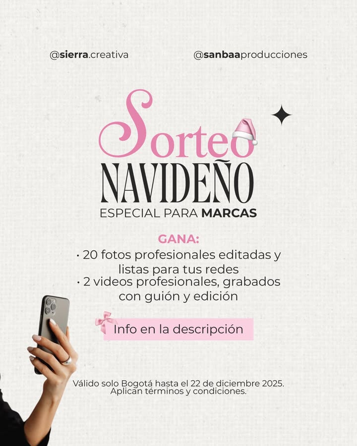 Imagen de ¡SORTEO PARA MARCAS Y EMPRENDIMIENTOS! 🎉💗

Sierra Cre