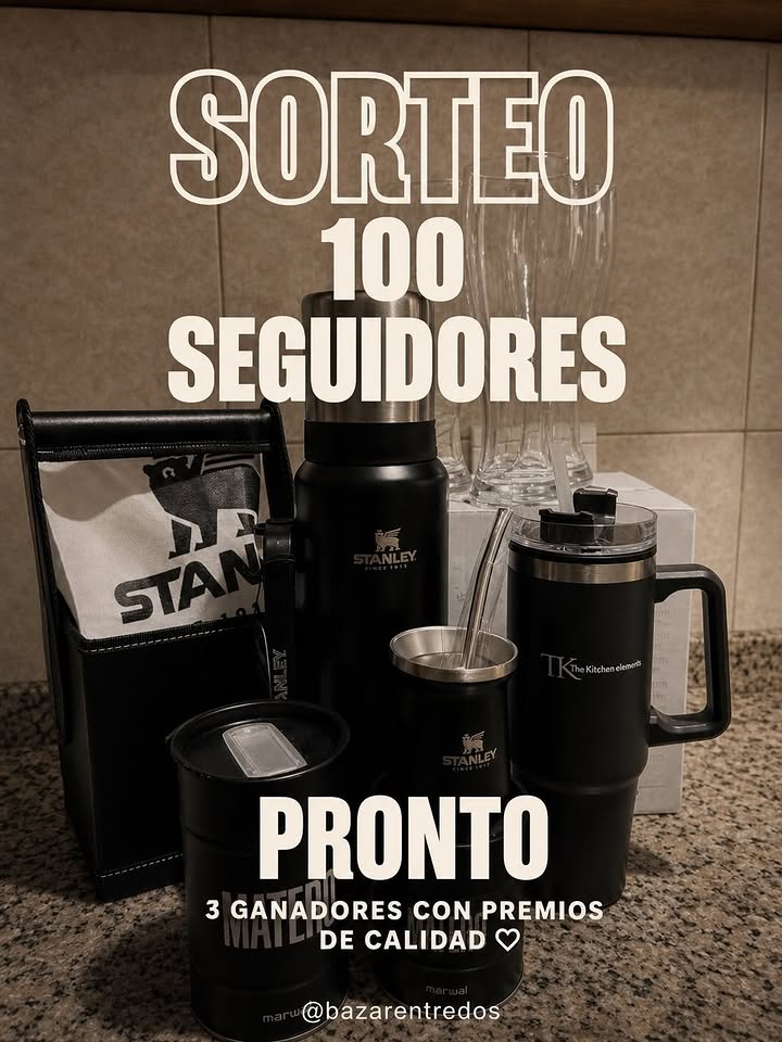 Imagen de SORTEO POR LOS 100 SEGUIDORES !! ❤️ 
 
3 GANADORES, 3 PR