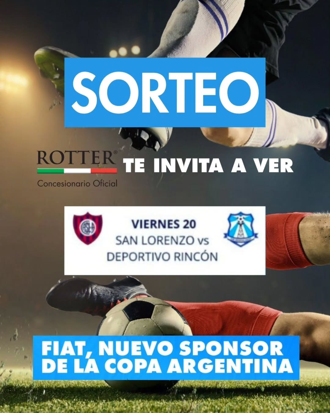Imagen de 🎟️🔥 ¡SORTEO EXPRESS! 🔥🎟️

Rotter te invita 