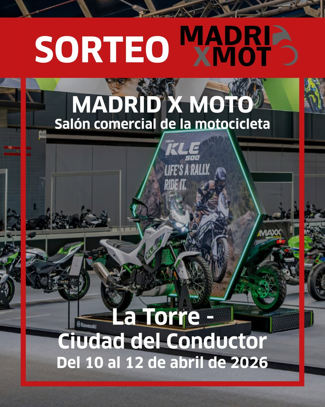 Imagen de 🚨 ¡Sorteo! 📢

¿Quieres ir al Madrid X Moto este fin 