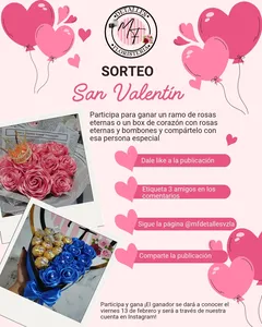 Imagen de 🩷Sorteo flash

✨Gánate un ramo de rosas eternas o un b