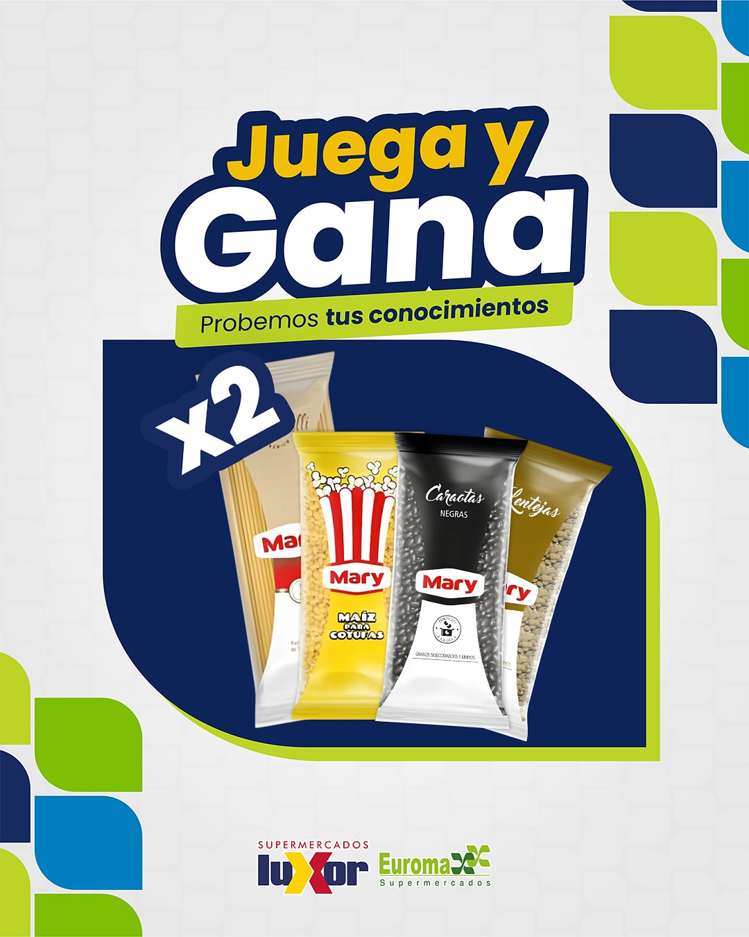 Imagen de ¡Juega y Gana! con supermercados Luxor y Euromaxx!✅✨#49