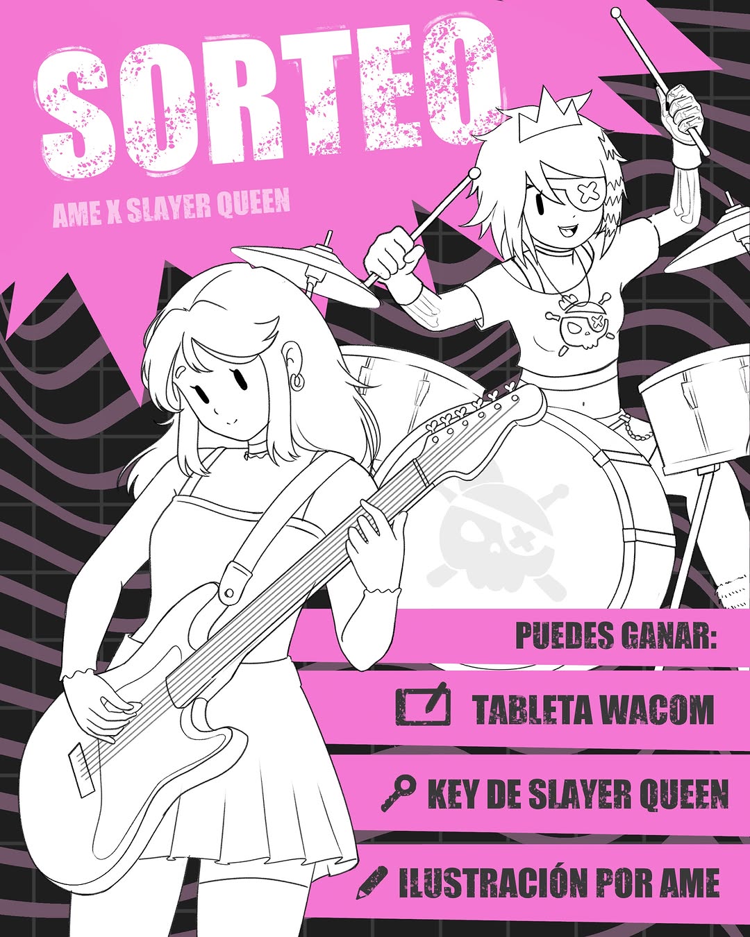 Imagen de 🎸💗 SORTEO AME DRAWINGS × SLAYER QUEEN 💗🎸

¡Ten