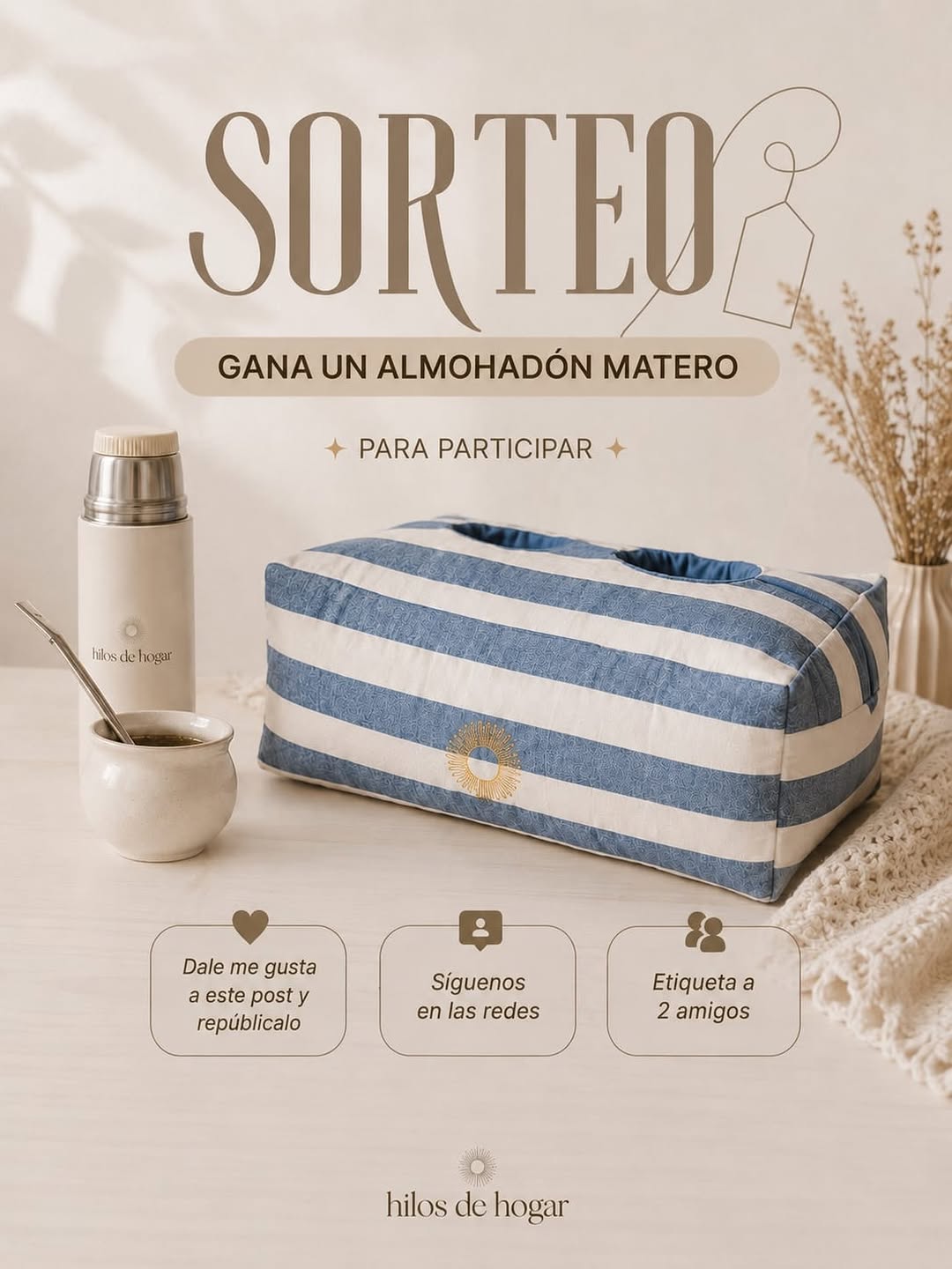 Imagen de ✨ SORTEO EXPRESS ✨
Ganá este almohadón matero y hacé 