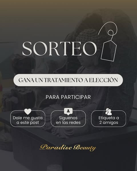 Imagen de 🎁✨ ¡SORTEO EN PARADISE BEAUTY! ✨🎁

Queremos mimar