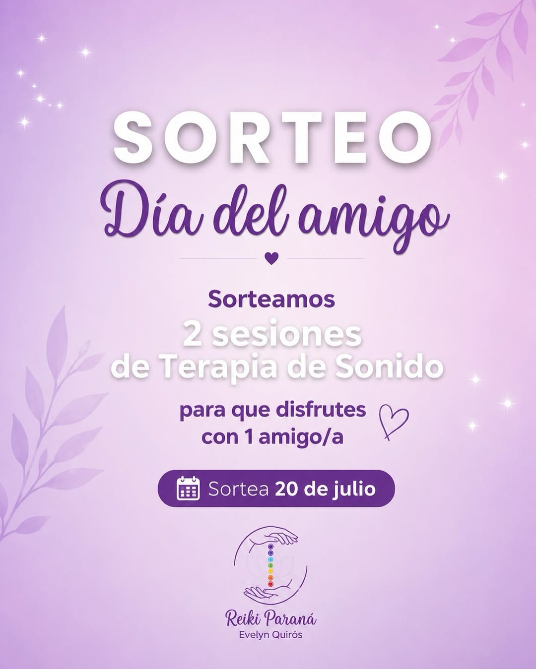 Imagen de ✨ ¡SORTEO ESPECIAL • DÍA DEL AMIGO! ✨

Celebramos es