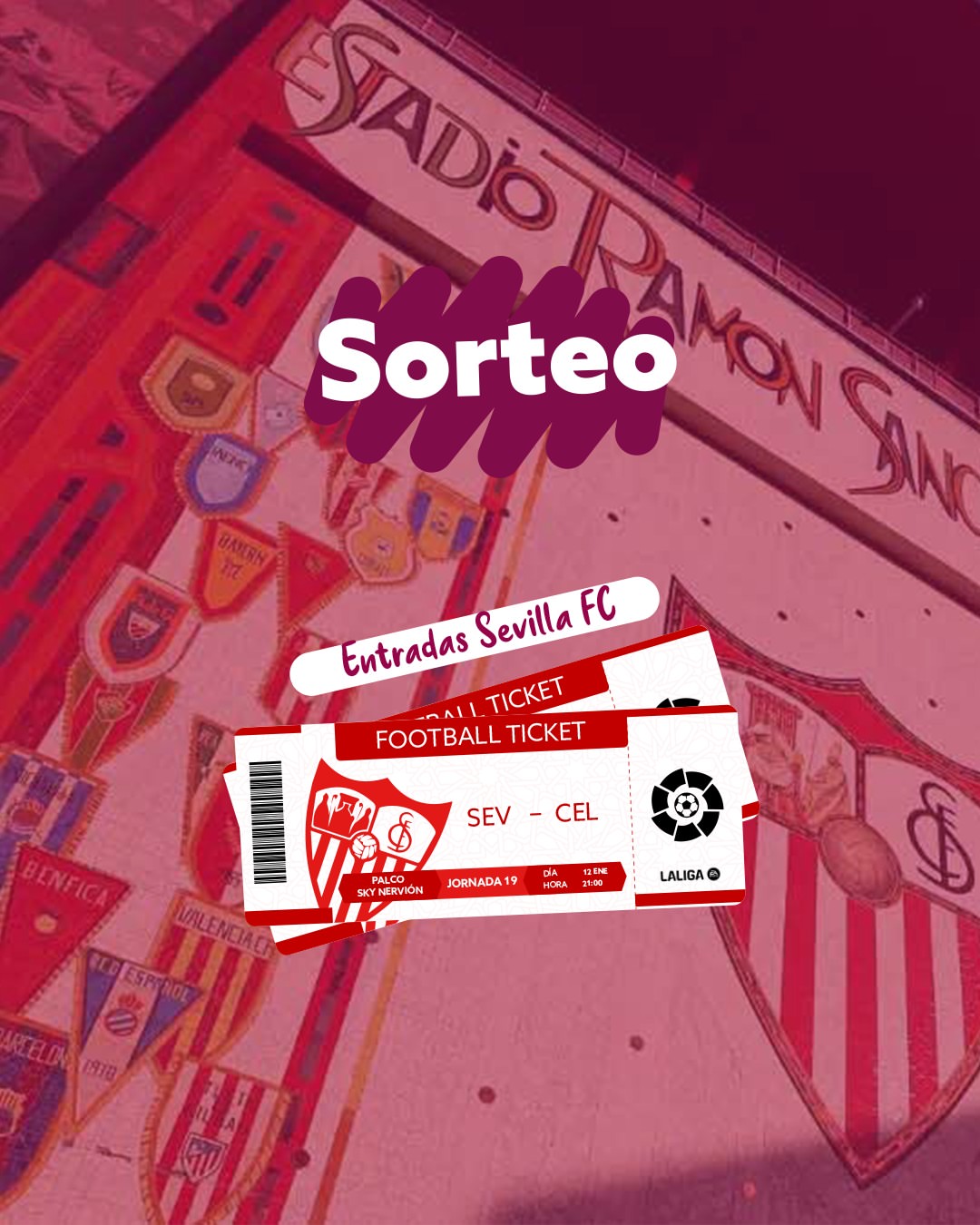 Imagen de 🔴⚪️ ¡Primer sorteo VIP del año! Vive la jornada 19 