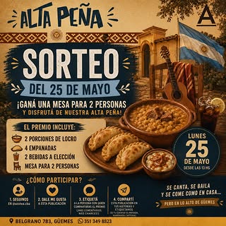 Imagen de 🎉🇦🇷 ¡SORTEO PATRIO EN LA AZOTEA! 🇦🇷🎉

¿Q