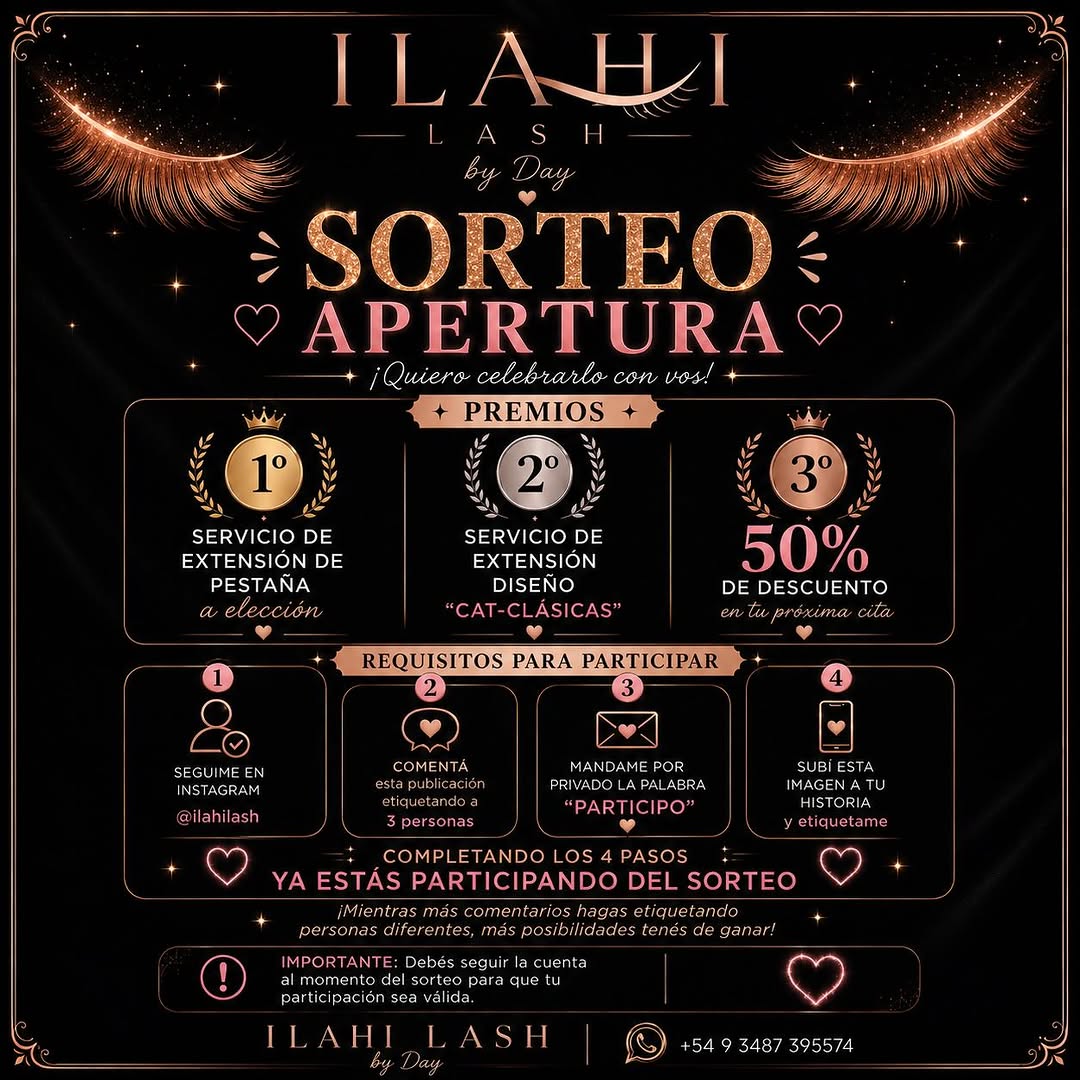Imagen de 🎉✨ ¡SORTEO APERTURA! ✨🎉

Para celebrar esta nueva