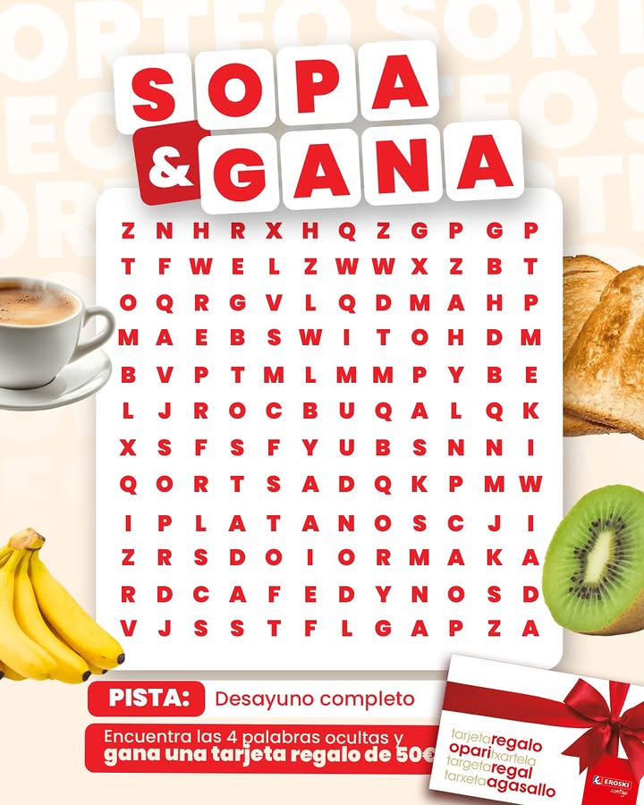 Imagen de 🍞 ¡SORTEO SOPA & GANA! ☕

Hay momentos del día que sa